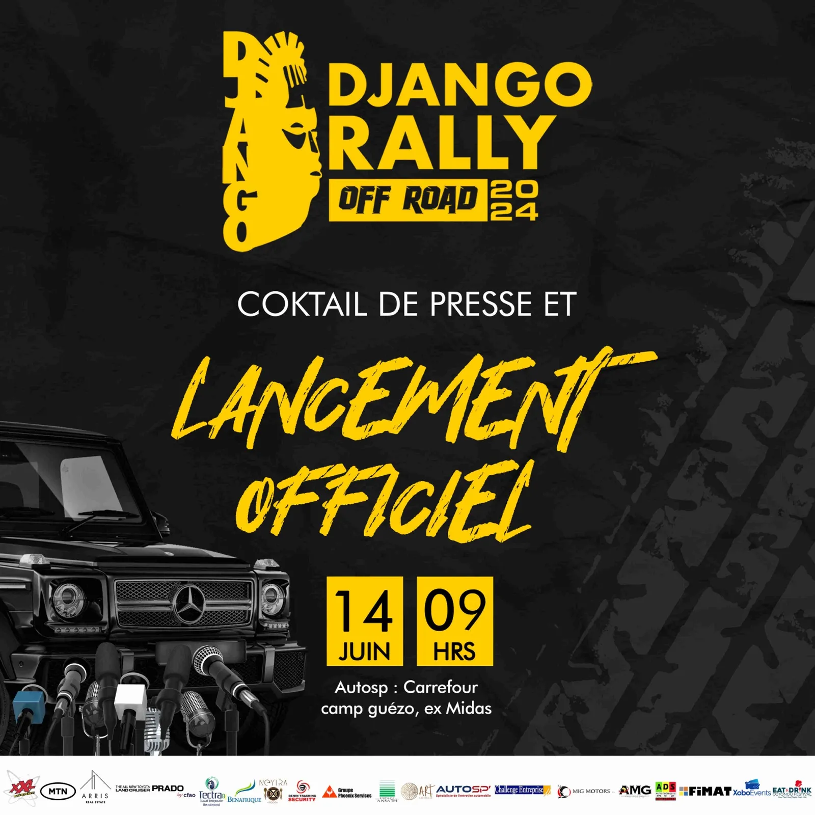 Django Rally Off Road, réseaux sociaux, visuel 3