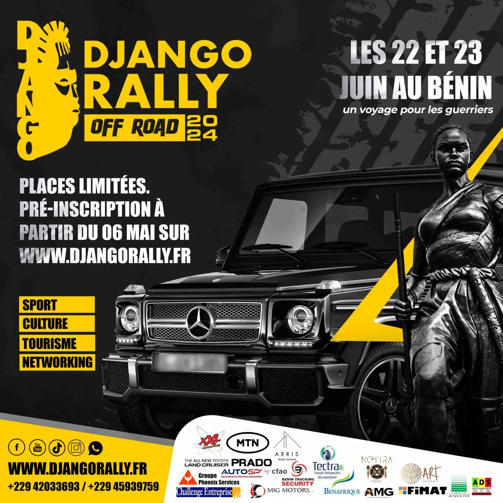 Django Rally Off Road, réseaux sociaux, visuel 5