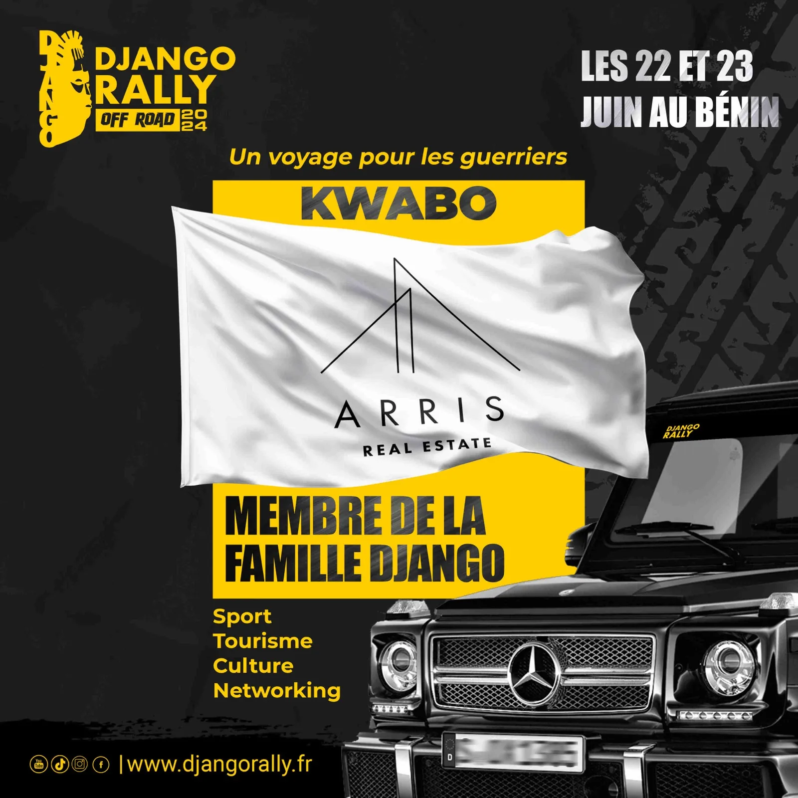 Django Rally Off Road, réseaux sociaux, visuel 6