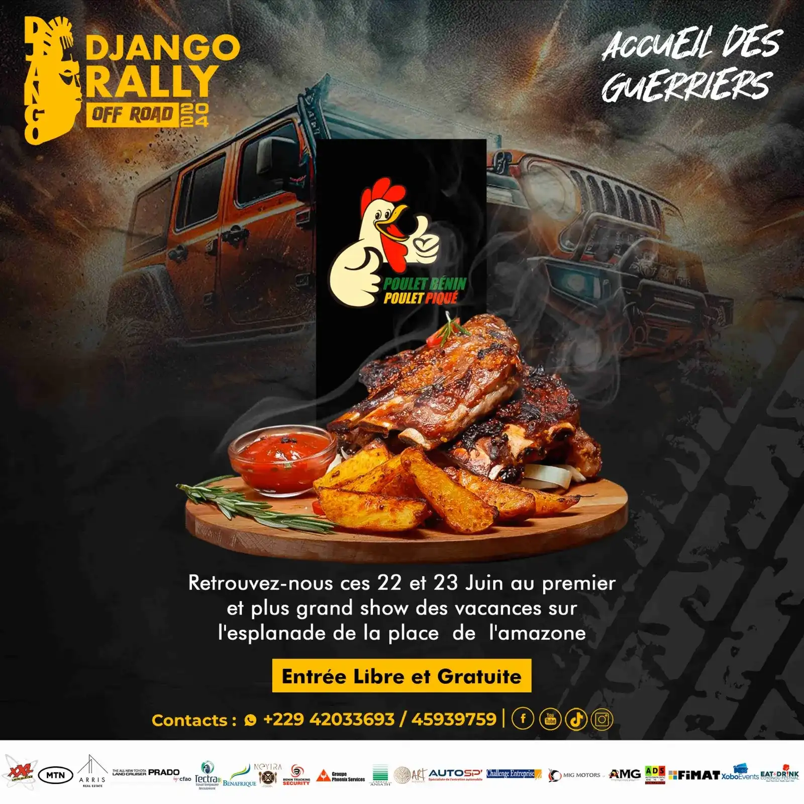 Django Rally Off Road, réseaux sociaux, visuel 9