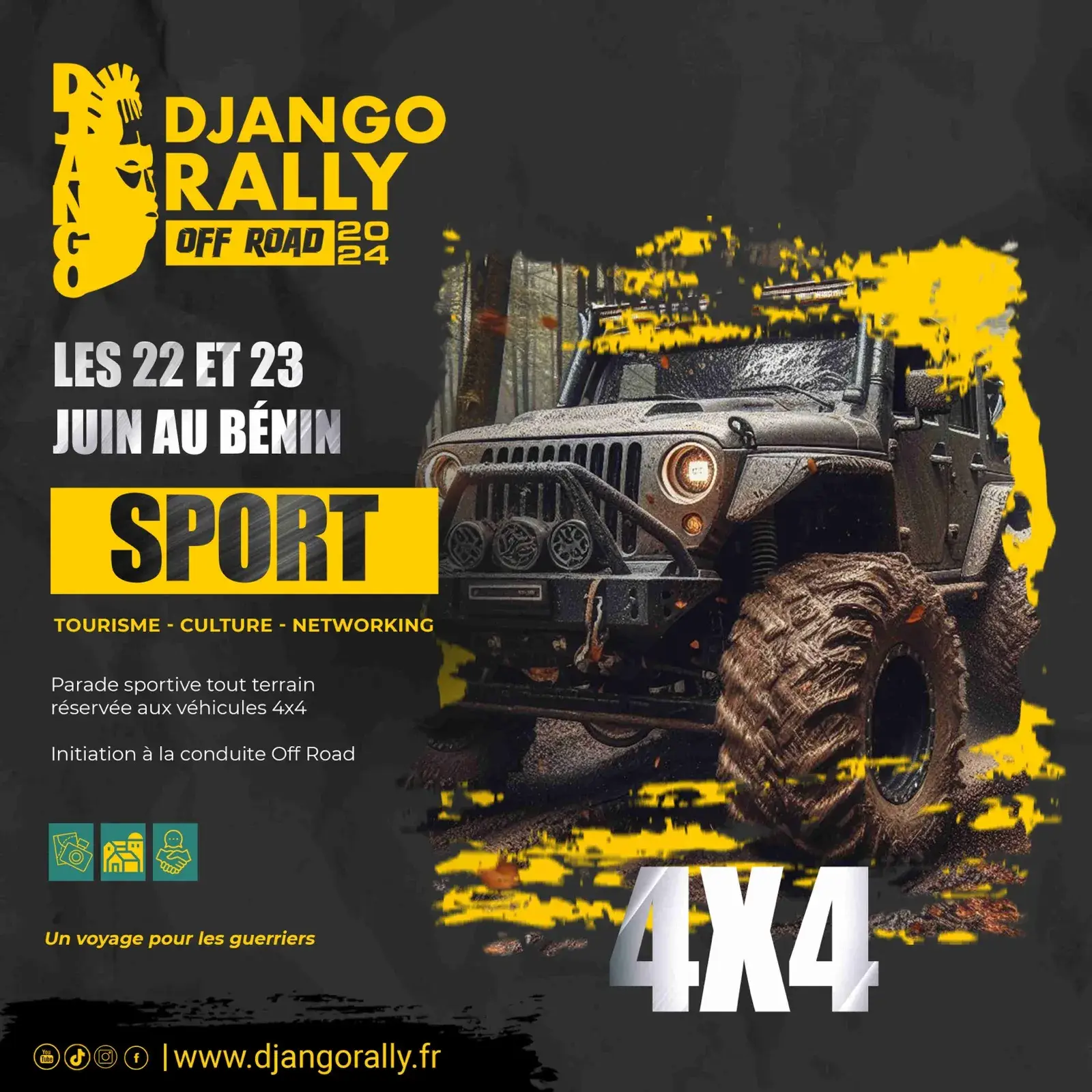 Django Rally Off Road, réseaux sociaux, visuel 10