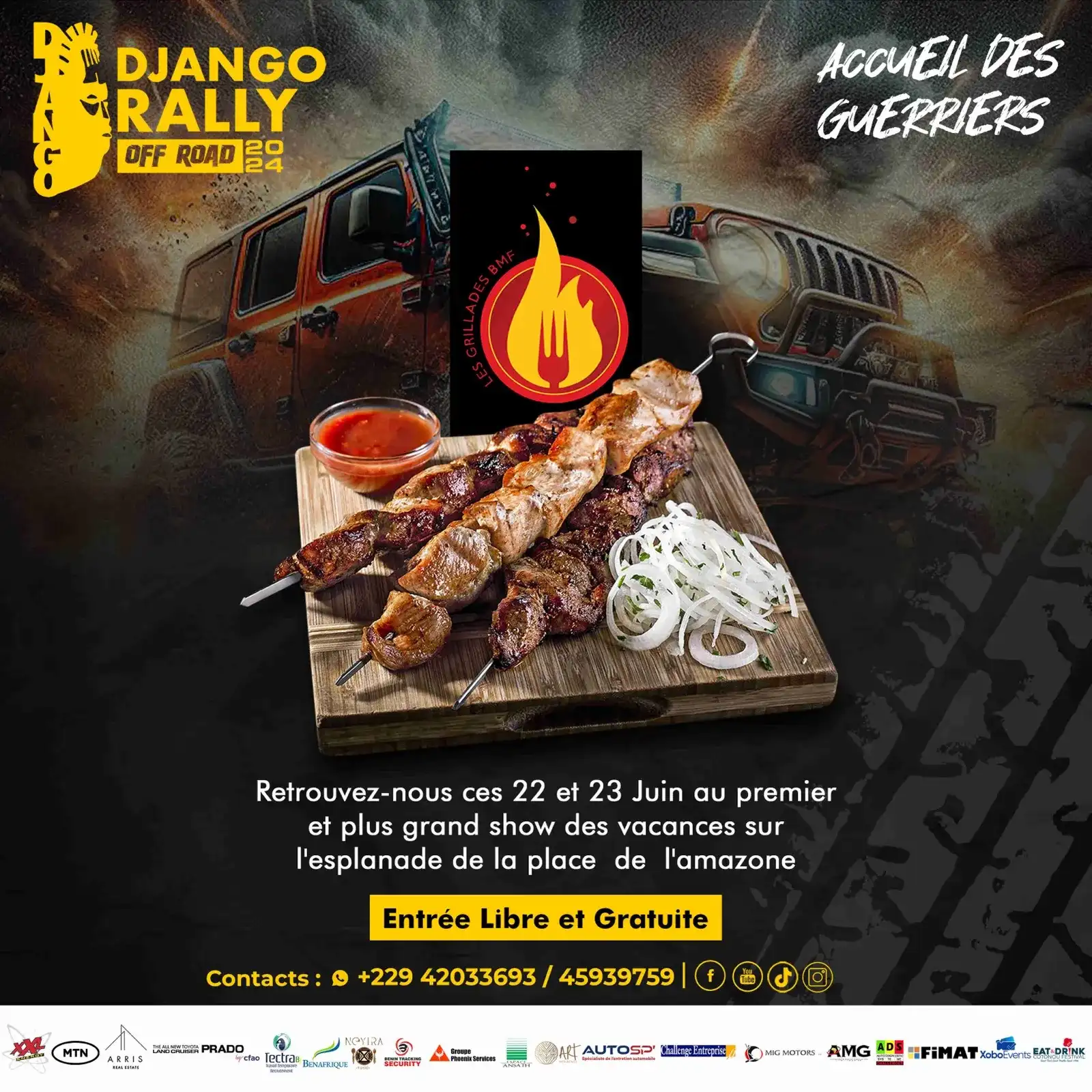 Django Rally Off Road, réseaux sociaux, visuel 11