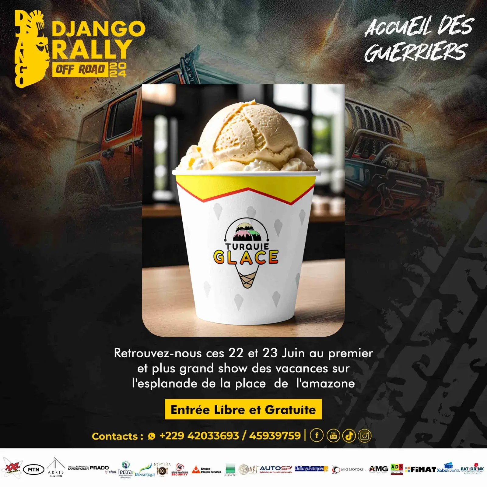 Django Rally Off Road, réseaux sociaux, visuel 14