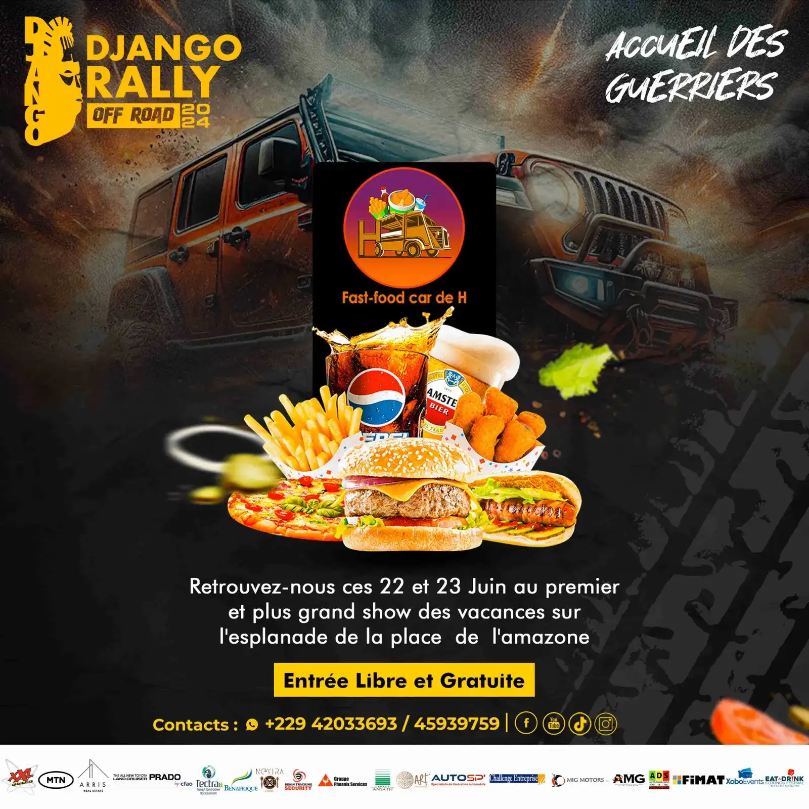 Django Rally Off Road, réseaux sociaux, visuel 17