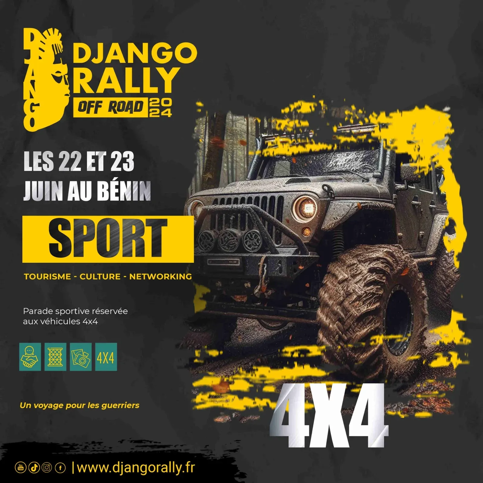 Django Rally Off Road, réseaux sociaux, visuel 21