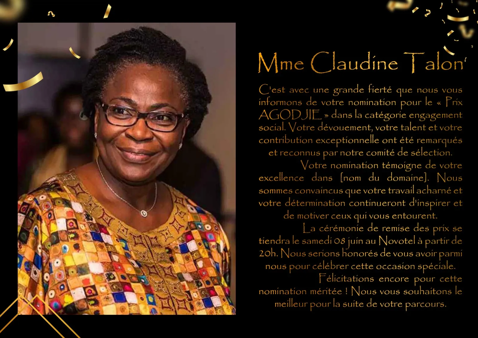 Prix Agodjié, visuel 7