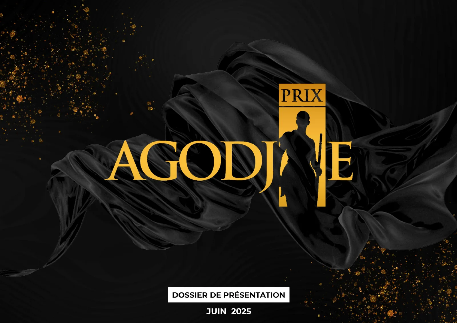Couverture du dossier de présentation du Prix Agodjié, juin 2025