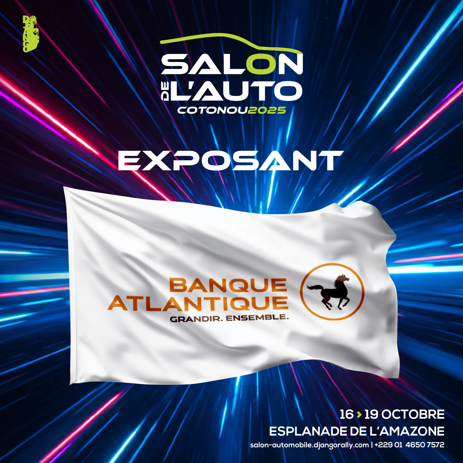 Visuel annonçant Banque Atlantique parmi les exposants